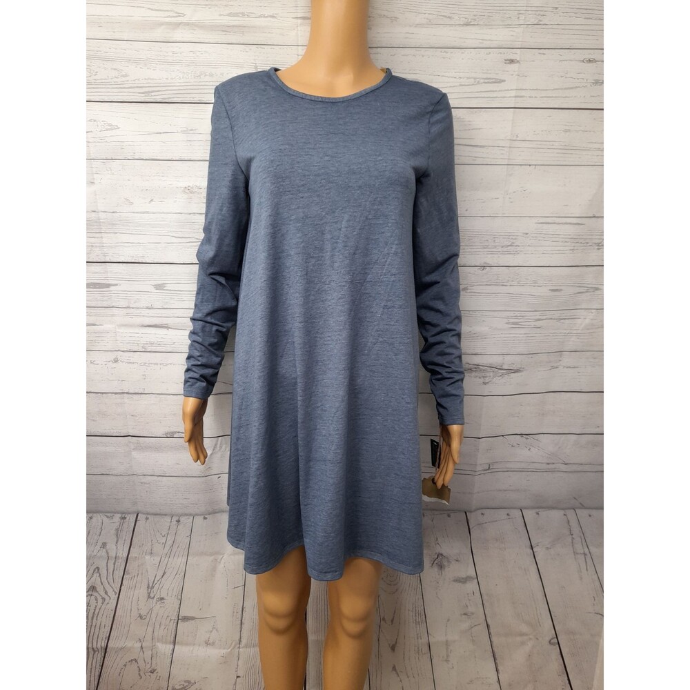 Tunic Dress Gray S Long Sleeve
